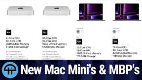 New M2 MacBook Pro's and M2 Mac Mini's