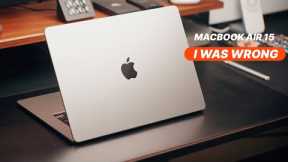I was wrong about the 15 MacBook Air - Do NOT BUY it!