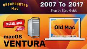How to install macOS Ventura on Old Unsupported Mac 2007 To 2017 | Step by Step | Ventura on old Mac