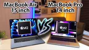 REVIEW of Specs - 15 inch MacBook AIR M2 VS 14 inch MacBook PRO M2 PRO!