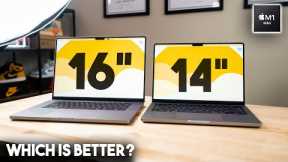 TORN? M1 Max MacBook Pro 2021 14 vs 16 - CLEAR Winner