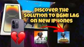 BGMi LAG SOLUTION | iPhone 11 , iPhone 12, iPhone 13 lag after BGMi BAN | EVEILTOS