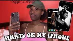 WHATS ON MY IPHONE 12 PRO MAX | Updated 2023 + apps for content creators
