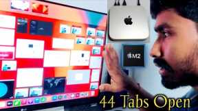 44 Tabs Opening in Mac Mini M2 | Mac mini M2 is very powerful computer #macminim2