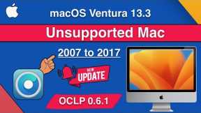 How to install macOS Ventura on Unsupported Mac 2006 to 2016 |install Ventura on Old Mac |OCLP 0.6.1
