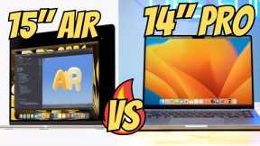15 inch MacBook Air vs 14 Inch MacBook Pro