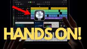 Hands On With Logic Pro For iPad Live First look!