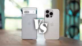 Pixel 7a versus iPhone 14 Pro camera comparison