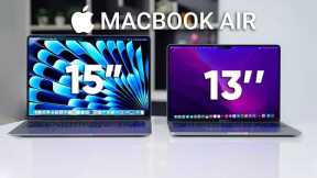 Macbook Air 15 Vs MacBook Air 13 | Size Matters?