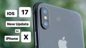 New update for iPhone X (Ios17) || How to update iPhone X on iOS 17 beta 1 😍😍