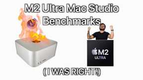 M2 Ultra Mac Studio Benchmarks (I WAS RIGHT!)!