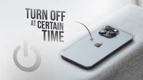 How to Make iPhone Turn Off at a Certain Time