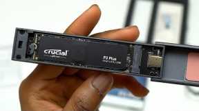 Crucial P3 Plus 4TB SSD Installation and Speed Test for Macbook Pro M1