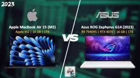 Apple MacBook Air 15 vs Asus Zephyrus G14 (2023)