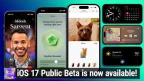 Check Out These iOS 17 Public Beta Features! - Contact Posters, StandBy, Stickers, Home History