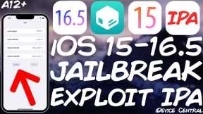 iOS 15.0 - 16.5 A12+ JAILBREAK NEWS: KFD Kernel Vuln IPA RELEASED! For Newer Devices