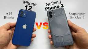 iPhone 12 vs Nothing Phone 2 Speed Test 🔥 WHAT? (HINDI)