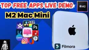 Mac Mini M2 Top Free Apps Live Demo🔥! [Hindi] | You Need to Know!⚡️