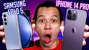 Samsung Galaxy Z Fold 5 VS iPhone 14 Pro VS Pixel 7 Pro | Camera Comparison