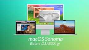 macOS Sonoma Beta 4 (23A5301g): What's New?