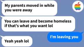 【Apple】 My husband let his parents move in while I was away on a business trip