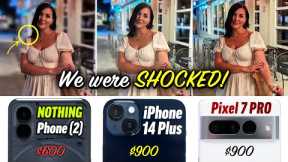 Nothing 2 vs iPhone 14 vs Pixel 7 Pro: New Camera King?