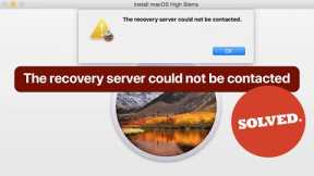 How to fix Recovery server could not be contacted | MacOS [SOLVED]