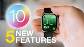 watchOS 10: 5 NEW Features You Need to Know!