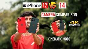 iPHONE 14 VS iPHONE 12 CAMERA COMPARISON | 4K VIDEO,PHOTO & AUDIO TEST | IN HINDI