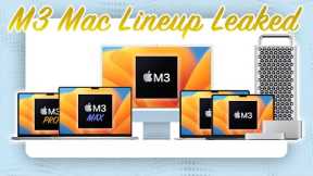 M3 Mac Lineup Leaks - Release Dates & Performance!