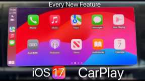 iOS 17 - Every New Apple CarPlay Feature