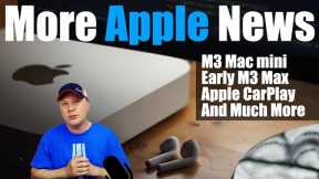 M3 Mac mini, M3 Max Chip Testing, iPhone 15 USB-C, and More Apple News