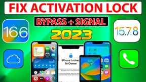 😍 Fix iCloud Bypass iPhone/iPad with Sim/Signal on iOS 16.6/15.7.8 iCloud Activation Lock to owner