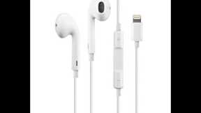 Apple EarPods Headphones with Lightning Connector. Microphone