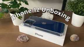 iPhone 12 Blue Aesthetic Unboxing + Accessories