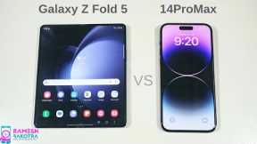 Samsung Galaxy Z Fold 5 vs Apple iPhone 14 Pro Max SpeedTest and Camera Comparison