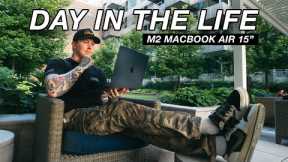M2 MacBook Air 15 Day In The Life - A Content Creators Review