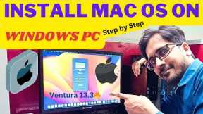 How to Install MacOS Ventura In Windows PC | MacOS Installation On Windows PC Hindi 2023