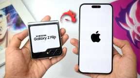 Samsung Z Flip 5 vs Apple iPhone 14 Pro Max - SPEED TEST!