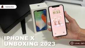 Unboxing iPhone X 2023 (silver) | Game Test | Camera Test | Aesthetic | @jamslvdr | Love, Jam