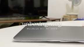 Unboxing Vlog 🤍 MacBook Air M1 2020 256 GB| Space Gray