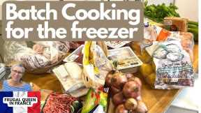 Batchcooking for the freezer #batchcook #frugalfood #savemoney #freezermeals