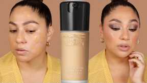 NEW MAC STUDIO RADIANCE SERUM POWERED FOUNDATION  APPLICATION  & REVIEW /  FIRST IMPRESSIONS