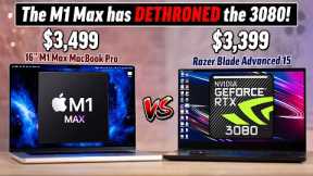 16 MacBook Pro vs RTX 3080 Razer Blade - SORRY Nvidia..