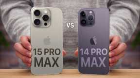 iPhone 15 Pro Max VS iPhone 14 Pro Max Comparison