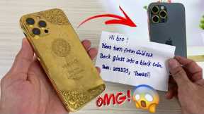 How to Turn iPhone 12 Pro Max Gold 24K VERSACE  into a New Version Edition🥰