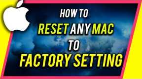 How to Reset your Mac Before Selling it