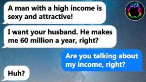 【Apple】My husband makes 60 million a year, is what the woman thought and made a move but the...