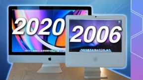 Comparing the 2020 iMac to the ORIGINAL Intel iMac!