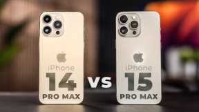 iPhone 15 Pro Max VS iPhone 14 Pro Max // Worth Upgrading? I'm torn